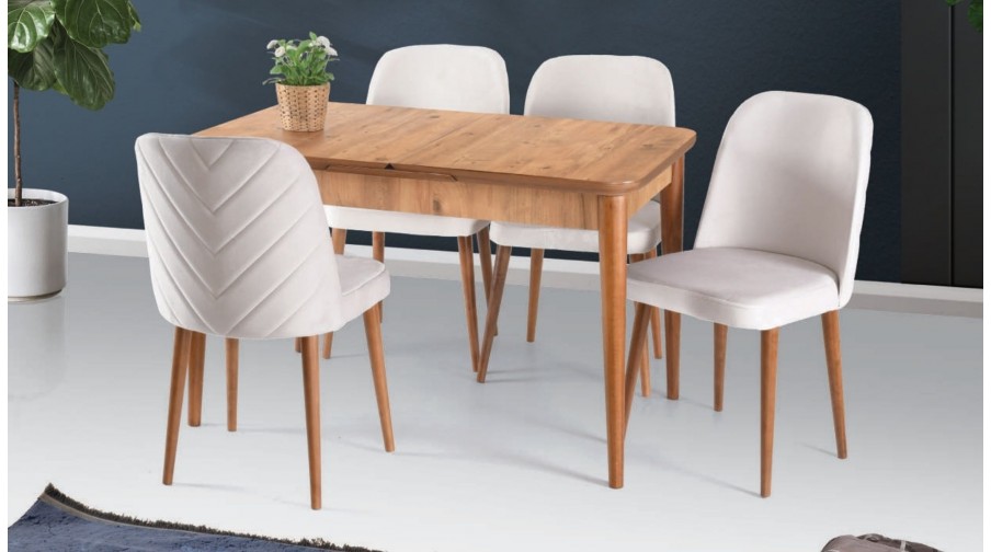 Alamo Meşe Mutfak Masa Takımı