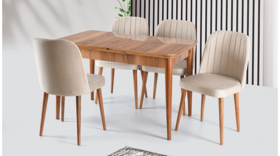 Arbol Ceviz Mutfak Masa Takımı