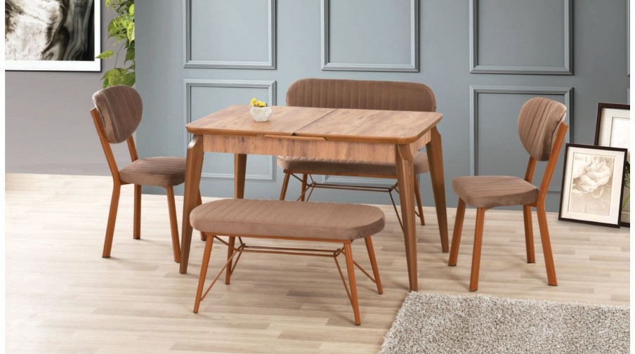 Elegant Naturel Mutfak Masa Takımı