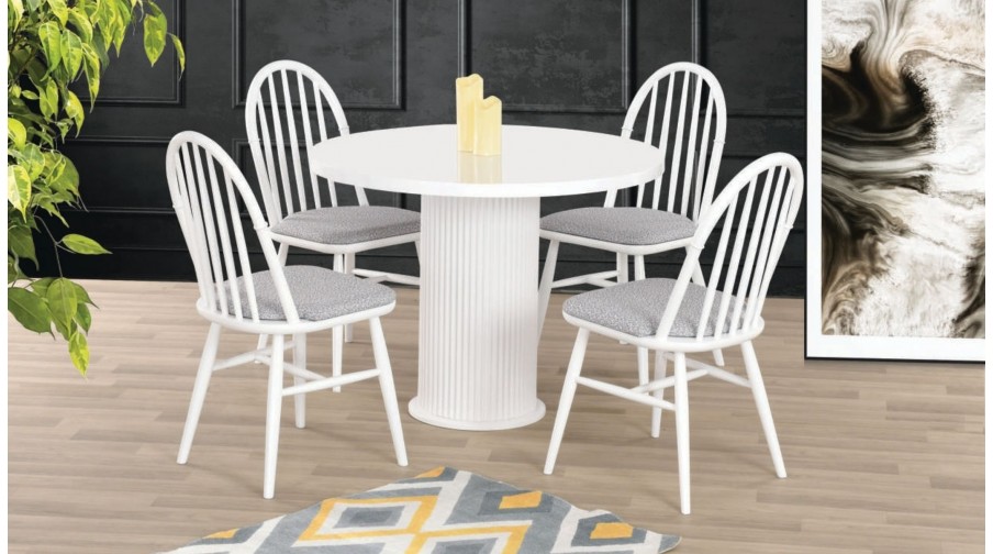 Frado Beyaz Mutfak Masa Takımı