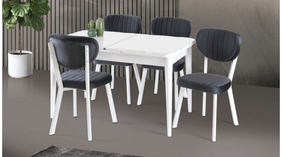 Regalo Beyaz Mutfak Masa Takımı